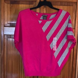 Shelsea & Theodore Pullover Pink Top NWT